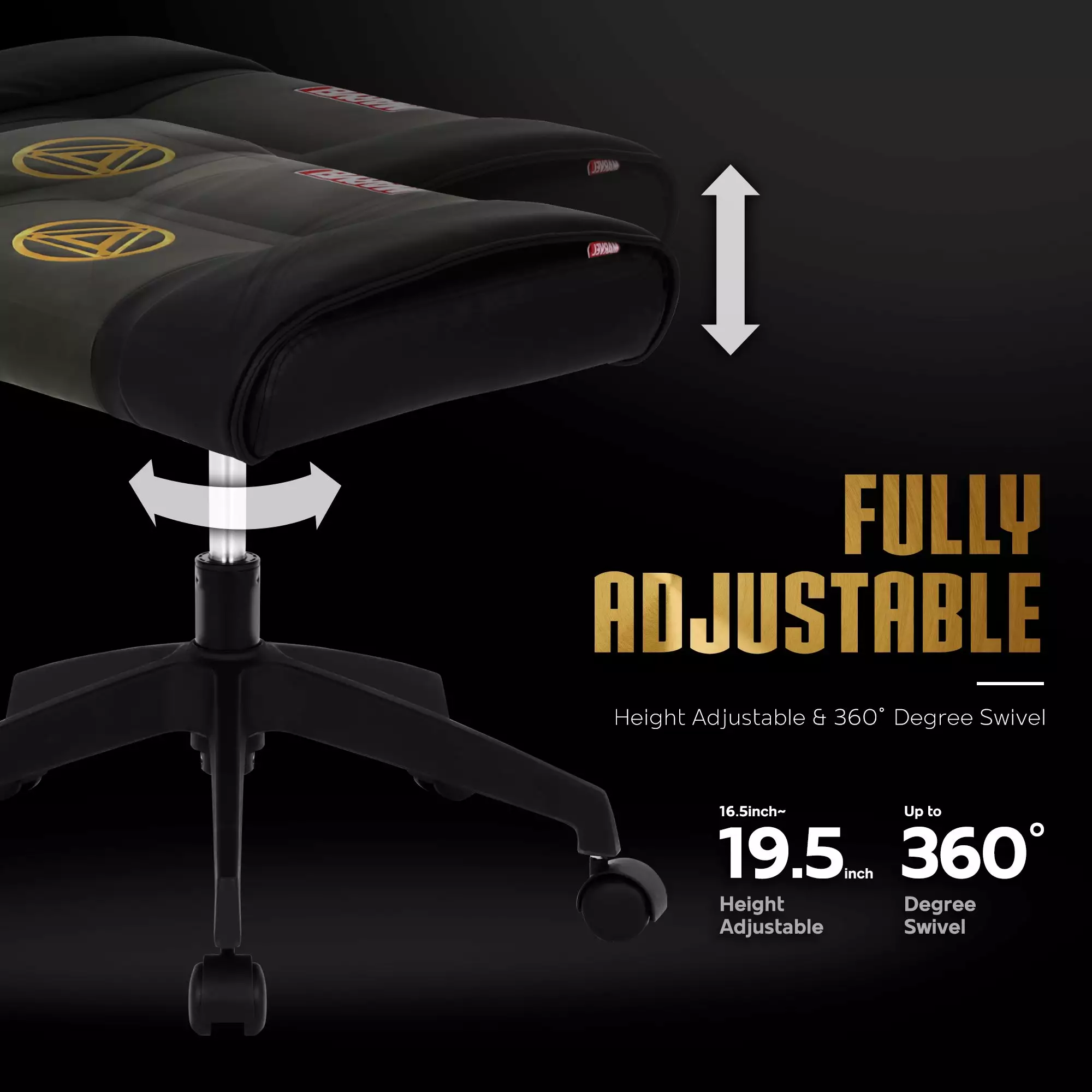 Neo Chair Marvel Gaming SUPREME Iron Man Stool 8 Neo Chair Marvel Gaming SUPREME Iron Man Stool