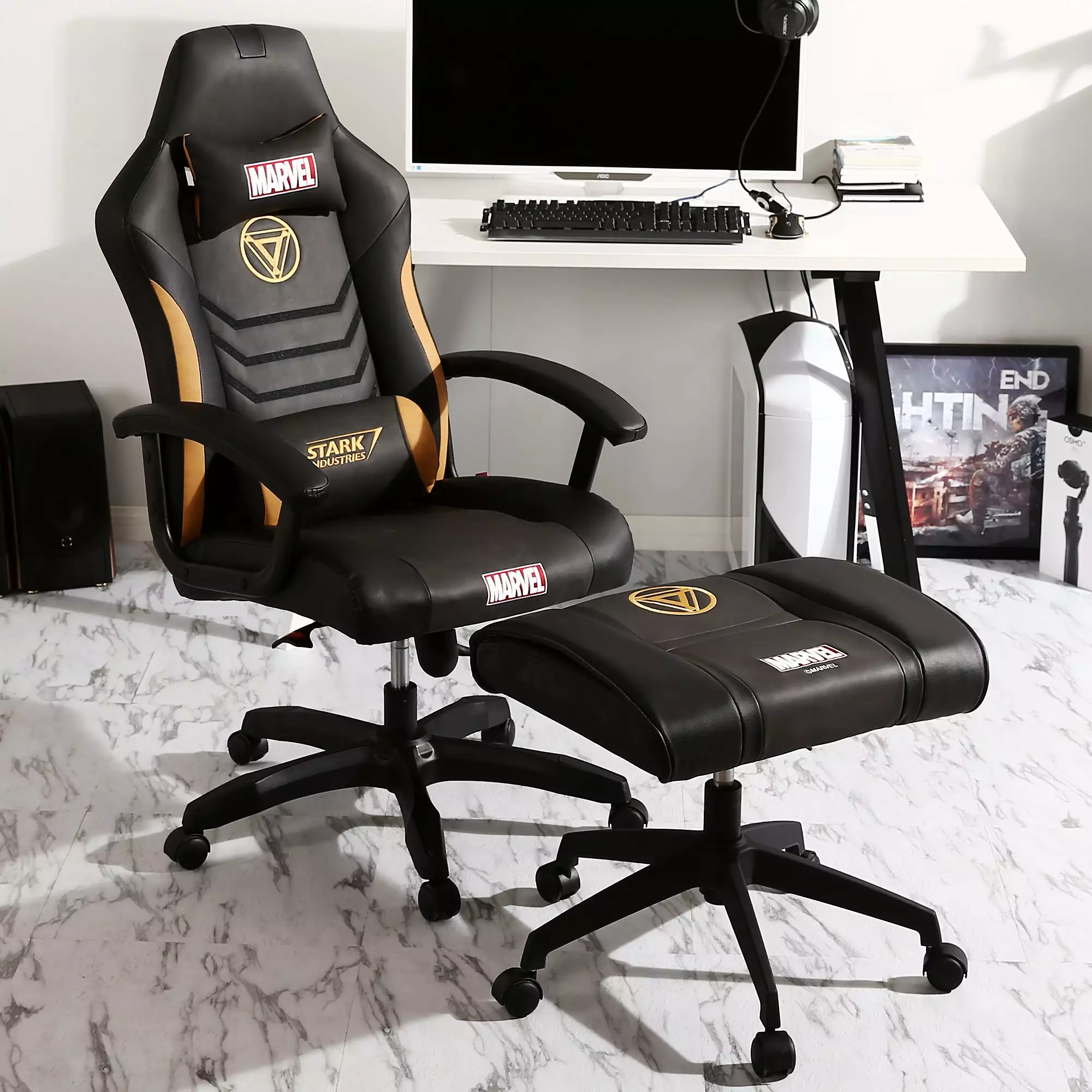 Neo Chair Marvel Gaming SUPREME Iron Man Stool 10 Neo Chair Marvel Gaming SUPREME Iron Man Stool