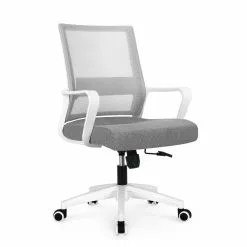 Neo Chair 801 White Frame Mesh Office Chair