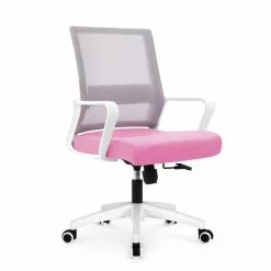 Neo Chair 801 White Frame Mesh Office Chair