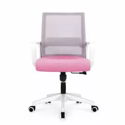 Neo Chair 801 White Frame Mesh Office Chair