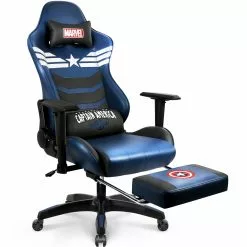 Neo Chair PRIME Captain America Edition [Footrest Ver.] (MV-ARC-CA-R) Marvel Gaming