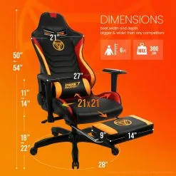 Neo Chair PRIME Iron Man Edition [Footrest Ver.] (MV-ARC-IM-R)