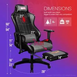 Neo Chair PRIME Spider-Man Edition [Footrest Ver.] (MV-ARC-SM-R)