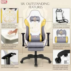 Neo Chair Marvel Gaming ETERNALS Gaming Chair- Thena R(MV-ETN-TH-R)