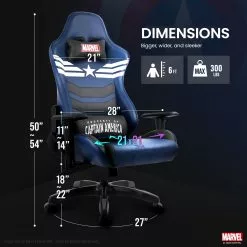 Neo Chair PRIME Captain America Edition (MV-ARC-CA)