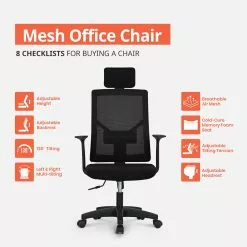 Neo Chair M-Series MK10H Black (MS-M10H-BK) 12 Neo Chair M-Series MK10H Black (MS-M10H-BK)
