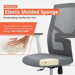 Neo Chair M-Series MK10 Gray (MS-M10-GY)