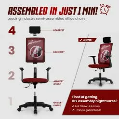 Neo Chair Marvel Gaming MK10 Avengers Edition [Headrest Ver.] (MV-M10H-AV)