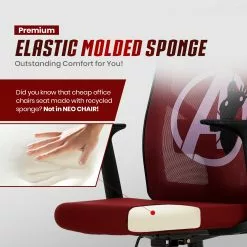 Neo Chair Marvel Gaming MK10 Avengers Edition [Headrest Ver.] (MV-M10H-AV)