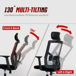 Neo Chair MK10 Iron Man Edition [Headrest Ver.] (MV-M10H-IM)