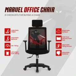Neo Chair Marvel Gaming MK10 Spider-Man Edition [Headrest Ver.] (MV-M10H-SM)