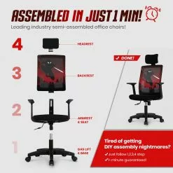 Neo Chair Marvel Gaming MK10 Spider-Man Edition [Headrest Ver.] (MV-M10H-SM)
