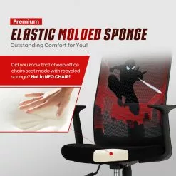 Neo Chair Marvel Gaming MK10 Spider-Man Edition [Headrest Ver.] (MV-M10H-SM)