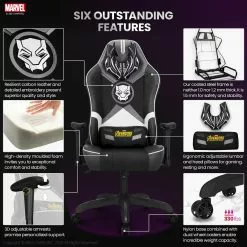 Neo Chair ULTIMATE Black Panther Edition (MV-RAP-BP)