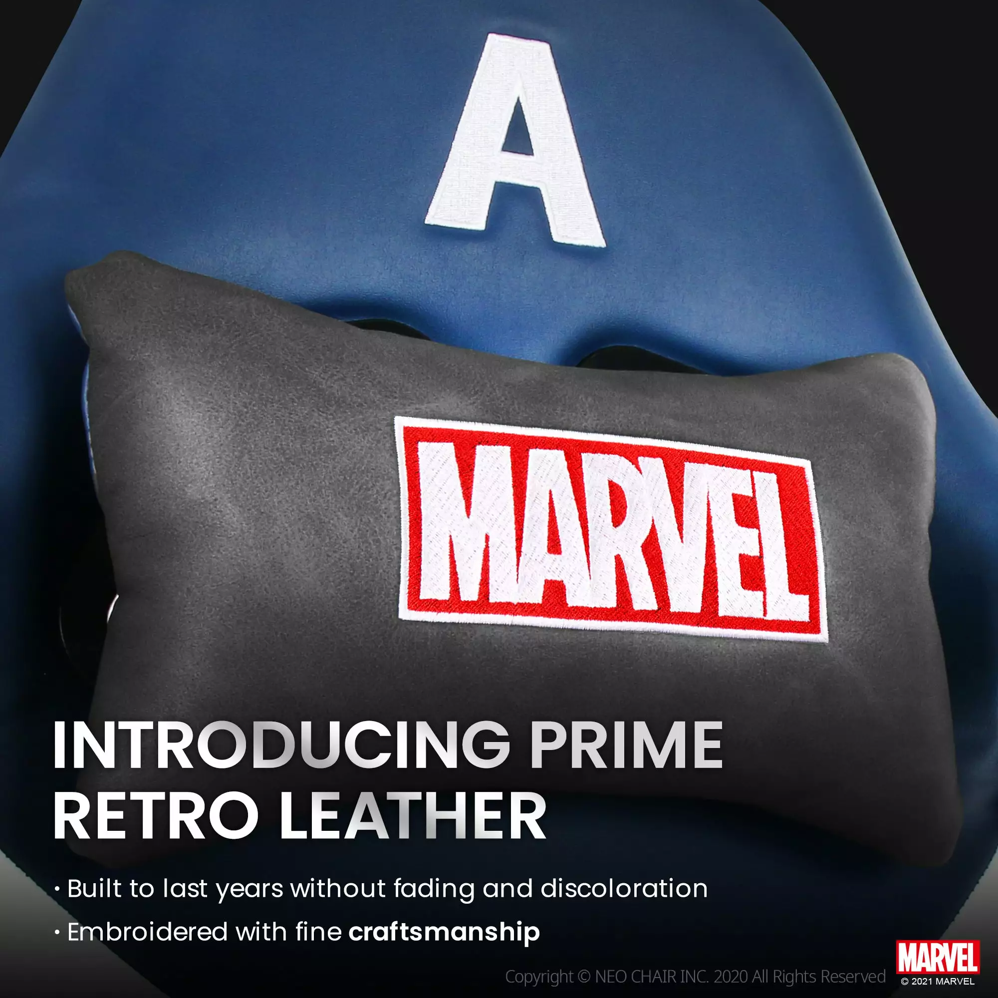 Neo Chair ULTIMATE Captain America Edition (MV-RAP-CA) 9 Neo Chair ULTIMATE Captain America Edition (MV-RAP-CA)