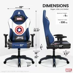 Neo Chair ULTIMATE Captain America Edition (MV-RAP-CA) 18 Neo Chair ULTIMATE Captain America Edition (MV-RAP-CA)